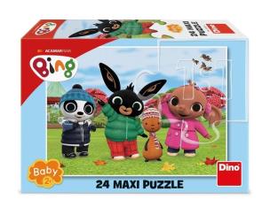 Puzzle baby 24 Królik Bing jesienną porą. Wydawca: Dino Toys. Multiszop.pl Opakowanie Puzzle baby 24 Królik Bing jesienną porą