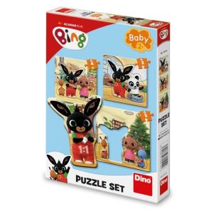 Puzzle Baby 3w1 Królik Bing 3, 4 i 5el. Wydawca: Dino Toys. Multiszop.pl Opakowanie Puzzle Baby 3w1 Królik Bing 3, 4 i 5el