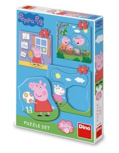 Opakowanie Puzzle Baby 3w1 Świnka Peppa