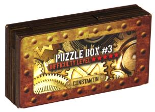 Puzzle Box 3 - łamigłówka Recent Toys - poziom 5/5. Wydawca: Recent Toys. Multiszop.pl Opakowanie Puzzle Box 3 - łamigłówka Recent Toys - poziom 5/5