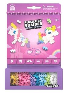 Opakowanie Puzzle By Number Activity Pad Bajkowy 125el