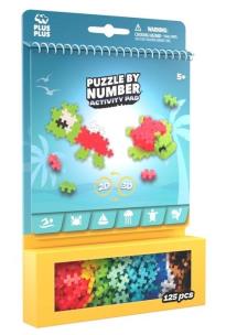 Opakowanie Puzzle By Number Activity Pad Morski 125el