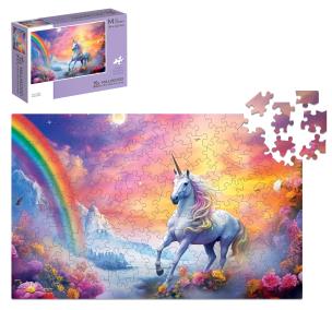 Opakowanie Puzzle drewniane 150 elementów Milliwood Jedmorożec