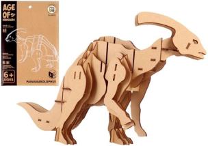 Opakowanie Puzzle drewniane 3D Dinozaur Parasaurolophus