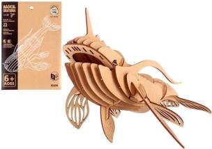 Opakowanie Puzzle drewniane 3D mityczne ryba kun
