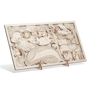 Opakowanie Puzzle drewniane - Abecadło z ZOO wypadło