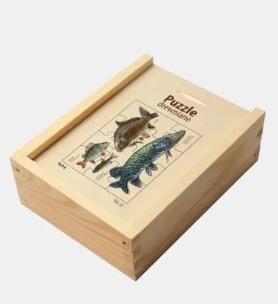 Opakowanie Puzzle drewniane Ryby