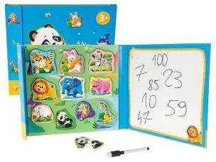 Opakowanie Puzzle i tablica suchościeralna z długopisem