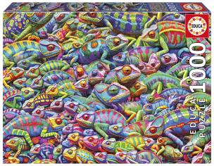 Opakowanie Puzzle Kameleonowy chaos 1000 el 114123