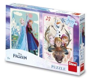 Opakowanie Puzzle Kraina Lodu Puzzle Anna i Elsa 2x77el