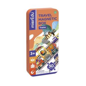 Opakowanie Puzzle magnetyczne Pociągi