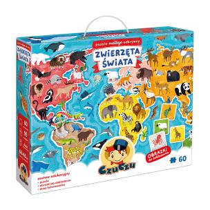 Opakowanie Puzzle małego odkrywcy Zwierzęta Świata CzuCzu