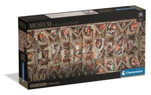 Opakowanie PUZZLE PANORAMA 1000 EL COMPACT MUSEUM Michelangelo, The Sistine Chapel ceiling