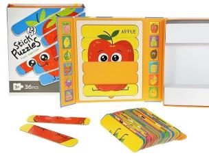 Opakowanie Puzzle paski - Owoce 36el