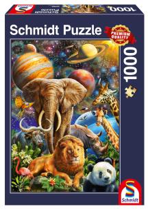 Puzzle PQ 1000 Cudowny wszechświat G3. Wydawca: Schmidt. Multiszop.pl Opakowanie Puzzle PQ 1000 Cudowny wszechświat G3