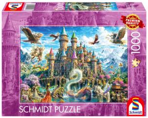 Puzzle PQ 1000 Kraina wyobraźni. Wydawca: Schmidt. Multiszop.pl Opakowanie Puzzle PQ 1000 Kraina wyobraźni