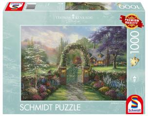 Puzzle PQ 1000 Thomas Kinkade Pensjonat ''Koliber. Wydawca: Schmidt. Multiszop.pl Opakowanie Puzzle PQ 1000 Thomas Kinkade Pensjonat ''Koliber