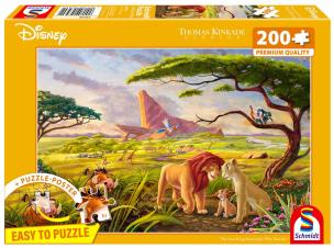 Puzzle PQ 200 Thomas Kinkade Król Lew Disney G3. Wydawca: Schmidt. Multiszop.pl Opakowanie Puzzle PQ 200 Thomas Kinkade Król Lew Disney G3