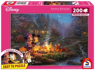 Puzzle PQ 200 Thomas Kinkade Myszka Miki & Minnie. Wydawca: Schmidt. Multiszop.pl Opakowanie Puzzle PQ 200 Thomas Kinkade Myszka Miki & Minnie