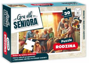 Puzzle Rodzina Gra dla Seniora. Wydawca: Kangur. Multiszop.pl Opakowanie Puzzle Rodzina Gra dla Seniora
