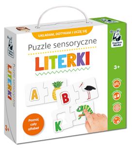 Opakowanie Puzzle sensoryczne Literki Kapitan Nauka