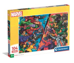 Opakowanie PUZZLE SUPER 104 EL SUPER KOLOR Marvel