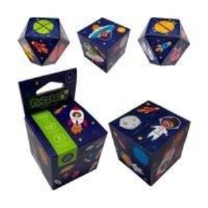 Opakowanie Puzzle w kształcie kostki Space Cadet