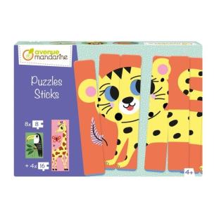 Opakowanie Puzzle w paski - Zwierzęta z sawanny