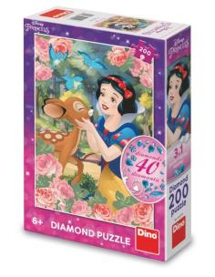 Puzzle z diamencikami Królewna Śnieżka 200el. Wydawca: Dino Toys. Multiszop.pl Opakowanie Puzzle z diamencikami Królewna Śnieżka 200el