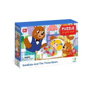 Opakowanie Puzzle Złotowłosa i Trzy Niedźwiedzie 30el