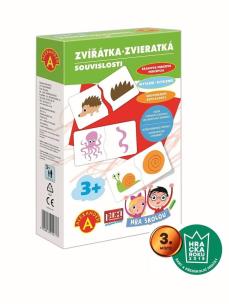Opakowanie Puzzle Zwierzątka zabawa i nauka CZ/SK ALEX