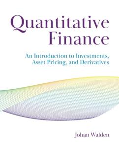 Okładka książki Quantitative Finance. An Introduction to Investments, Asset Pricing, and Derivatives