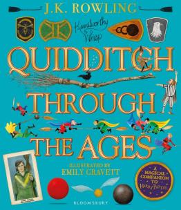 Quidditch Through the Ages wer. angielska. Autor: J.K. Rowling. Multiszop.pl Okładka książki Quidditch Through the Ages wer. angielska