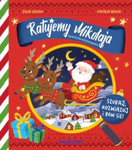 Okładka książki Ratujemy Mikołaja. Świąteczna wyszukiwanka