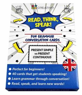 Opakowanie Read Think Speak Present Simple/ContinuousCREATIVO