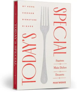 Recipe Book. Today's Special. Wydawca: Printworks. Multiszop.pl Opakowanie Recipe Book. Today's Special