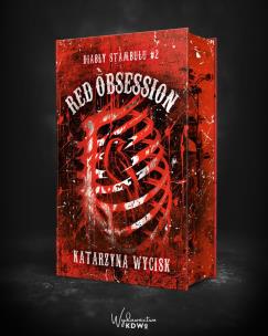 Okładka książki Red Obsession (ilustrowane brzegi)