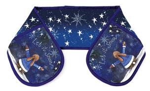 Opakowanie Rękawice kuchenne Pada śnieg Święta