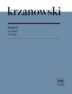 Okładka książki Relief III na organy