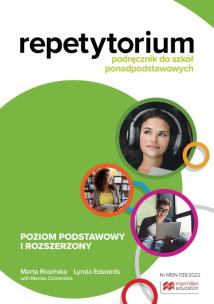Repetytorium. Podręcznik do szkół ponadpodstaw.. Autor: Marta Rosińska, Edwards Lynda, Monika Cichmińska. Multiszop.pl Okładka książki Repetytorium. Podręcznik do szkół ponadpodstaw.