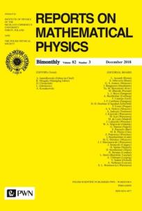 Okładka książki Reports on Mathematical Physics 82/3