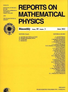 Reports on Mathematical Physics 89/3. Autor:   Praca zbiorowa. Multiszop.pl Okładka książki Reports on Mathematical Physics 89/3