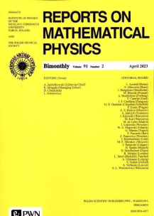Reports on Mathematical Physics 91/2. Autor:   Praca zbiorowa. Multiszop.pl Okładka książki Reports on Mathematical Physics 91/2