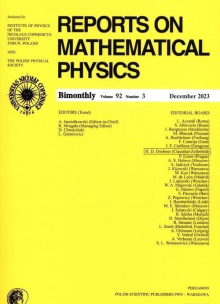 Reports on Mathematical Physics 92/3. Autor:   Praca zbiorowa. Multiszop.pl Okładka książki Reports on Mathematical Physics 92/3