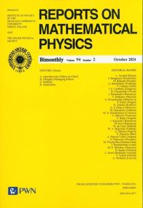 Okładka książki Reports on Mathematical Physics 94/2