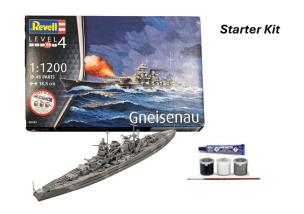 Opakowanie Revell Starter Kit - Battleship Gneisenau