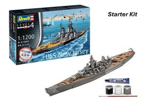 Opakowanie Revell Starter Kit - Battleship USS New Jersey