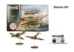 Opakowanie Revell Starter Kit - Spitfire Mk.Ia&Hurricane Mk.I