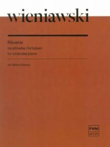 Okładka książki Reverie na altówkę i fortepian