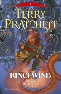 Rincewind. Tom 1. Autor: Terry Pratchett. Multiszop.pl Okładka książki Rincewind. Tom 1